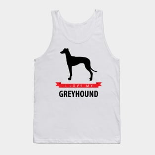 I Love My Greyhound Tank Top